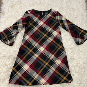 JH Collectibles Red and Black Plaid Dress